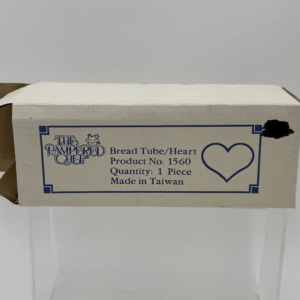 THE PAMPERED CHEF‎ Valtrompia Bread Tube HEART Shape #1560